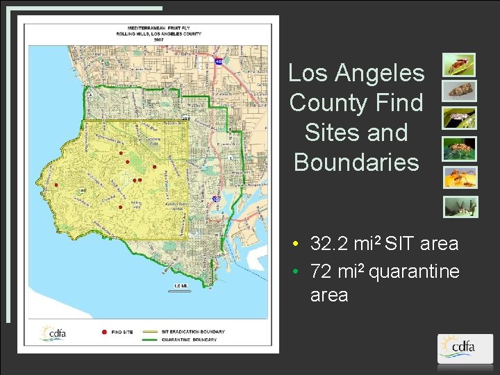 Los Angeles County Find Sites and Boundaries • 32. 2 mi 2 SIT area