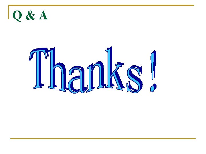 Q&A 