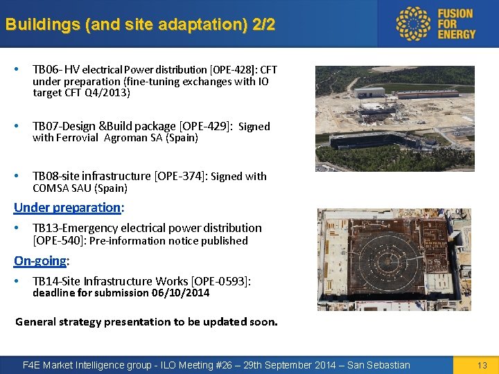 Buildings (and site adaptation) 2/2 • TB 06 - HV electrical Power distribution [OPE-428]: