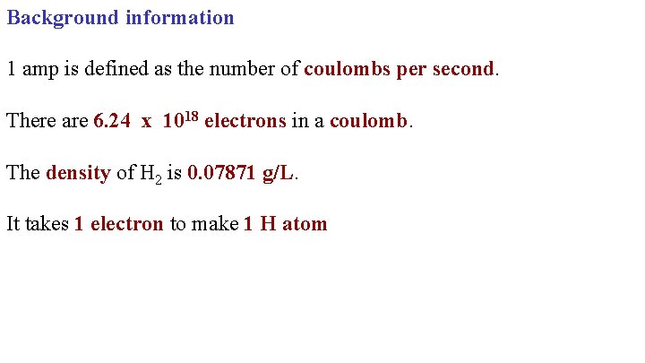 Background information 1 amp is defined as the number of coulombs per second. There