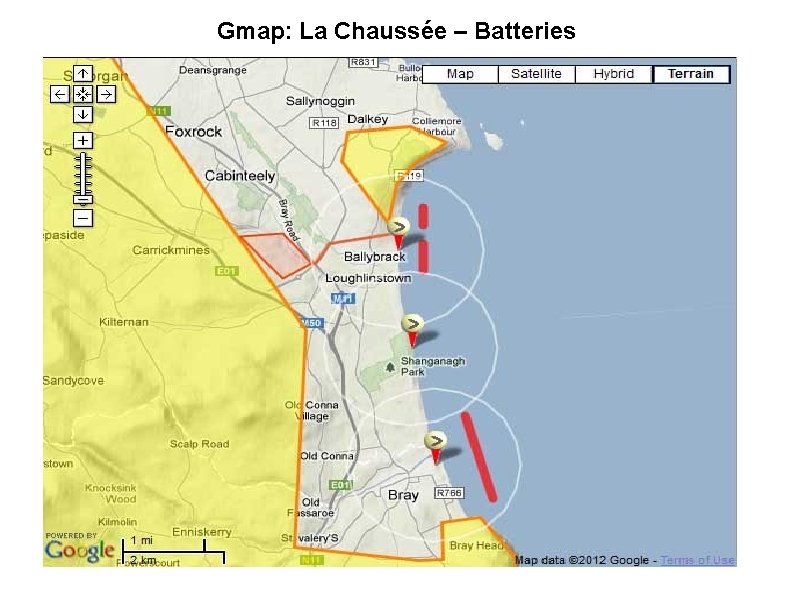 Gmap: La Chaussée – Batteries 