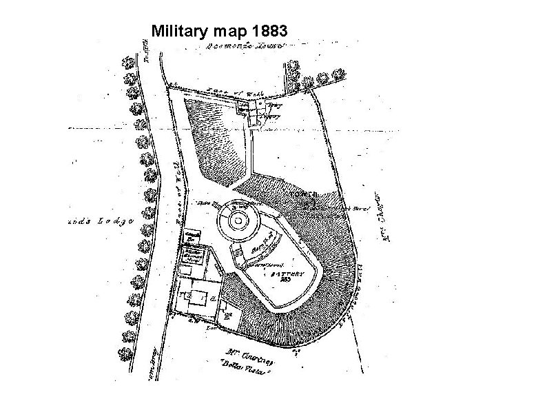 Military map 1883 