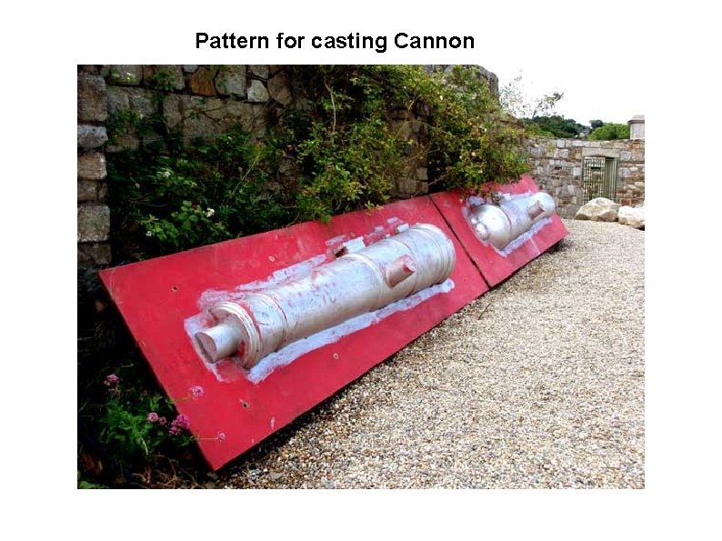 Pattern for casting Cannon 