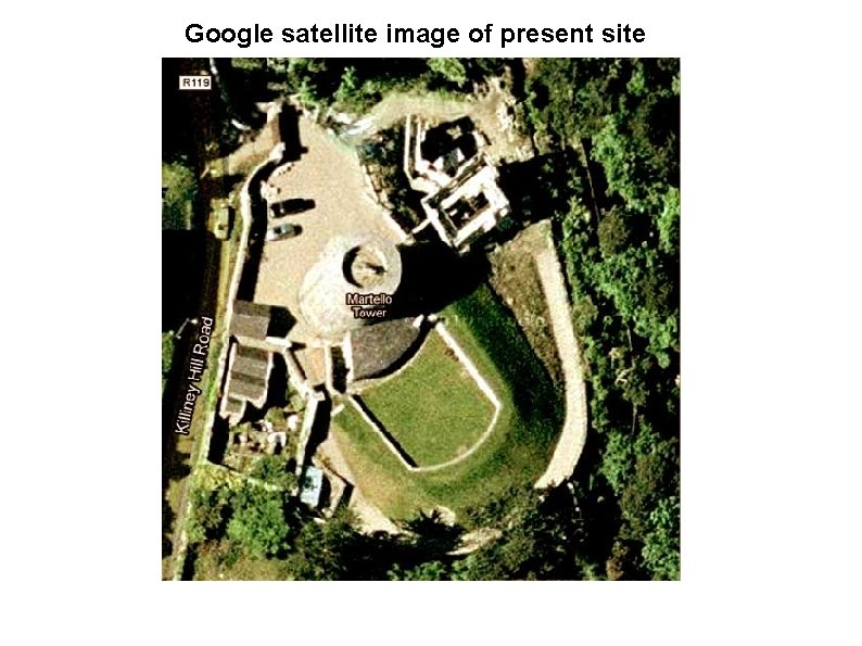 Google satellite image of present site 