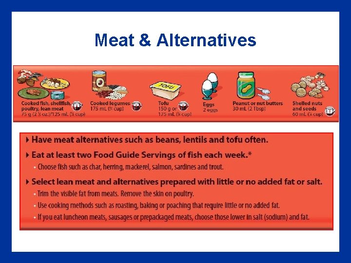 Meat & Alternatives 