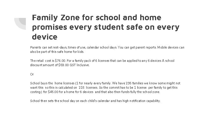 Family Zone for school and home promises every student safe on every device Parents