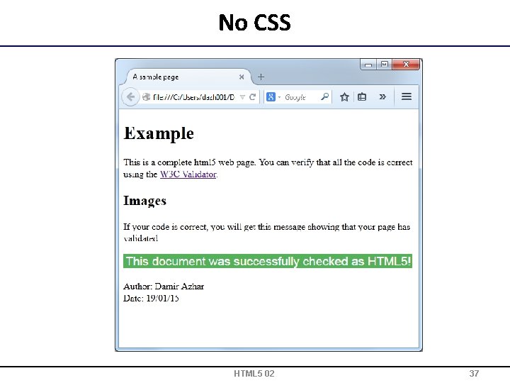 No CSS HTML 5 02 37 