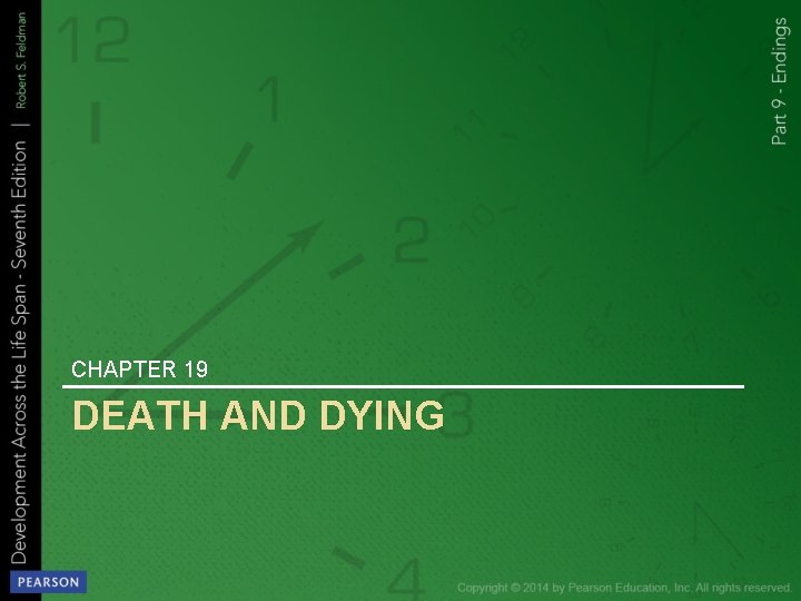 CHAPTER 19 DEATH AND DYING 