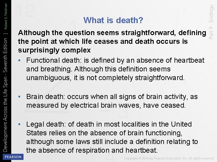 What is death? Although the question seems straightforward, defining the point at which life