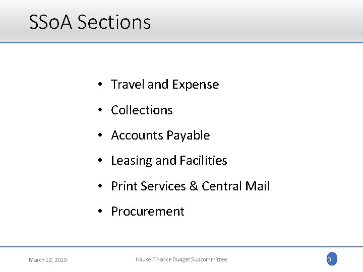 SSo. A Sections • Travel and Expense • Collections • Accounts Payable • Leasing