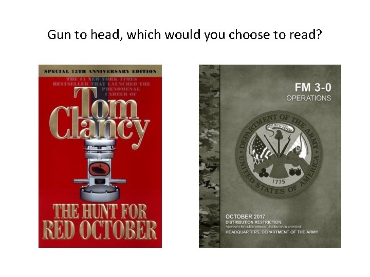Gun to head, which would you choose to read? 