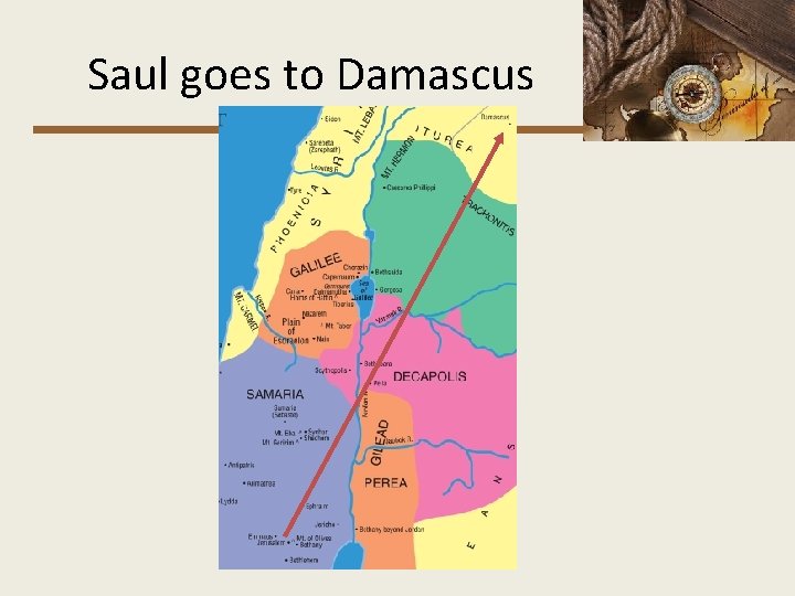 Saul goes to Damascus 