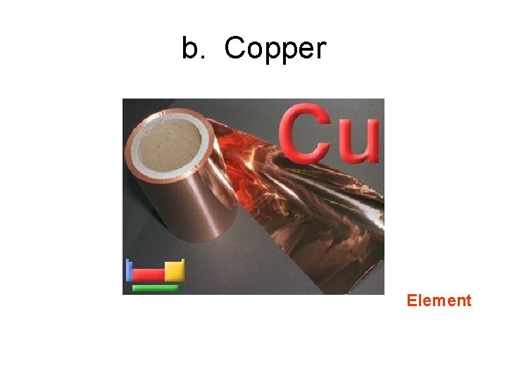 b. Copper Element 
