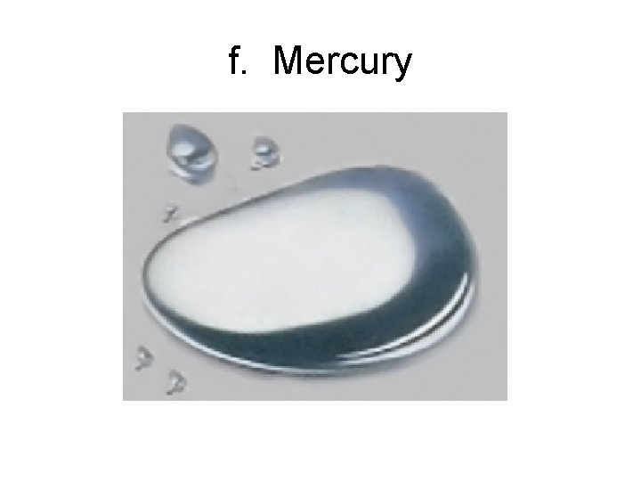 f. Mercury 