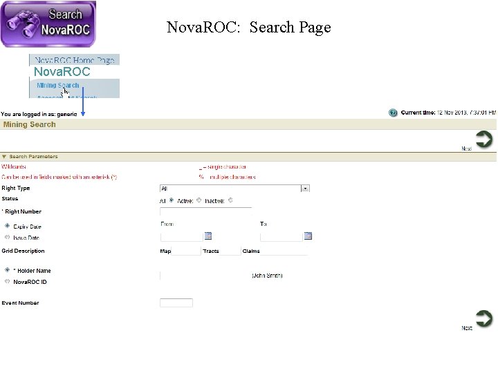 Nova. ROC: Search Page Nova. ROC 