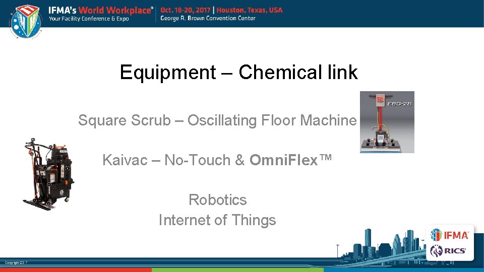 Equipment – Chemical link Square Scrub – Oscillating Floor Machine Kaivac – No-Touch &