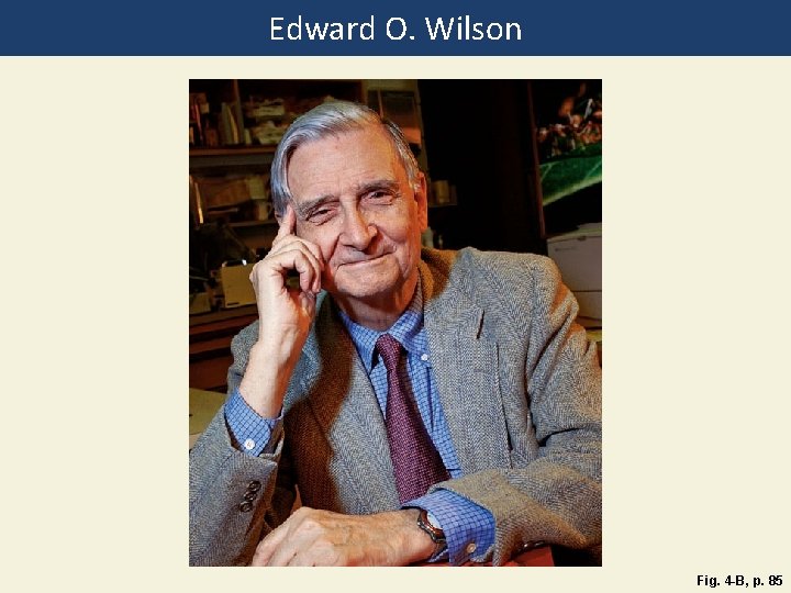 Edward O. Wilson Fig. 4 -B, p. 85 