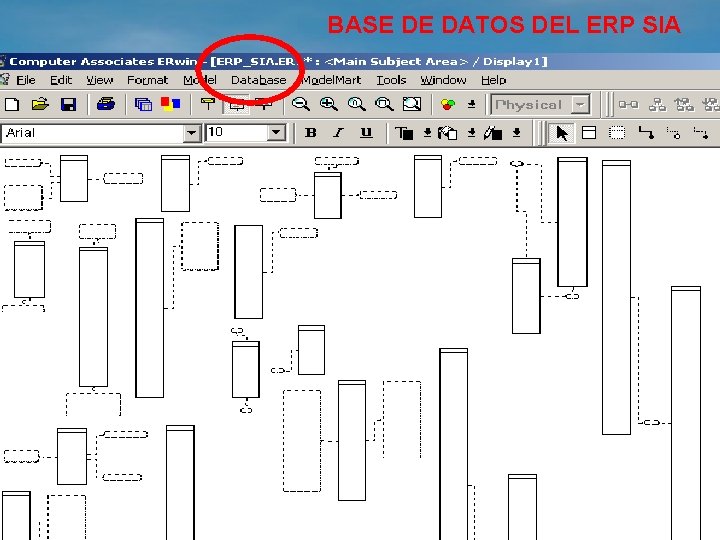 BASE DE DATOS DEL ERP SIA ADIR SIG - UNMSM 