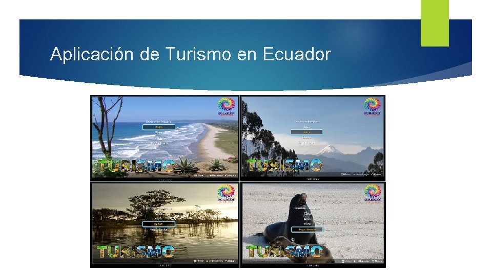 Aplicación de Turismo en Ecuador 