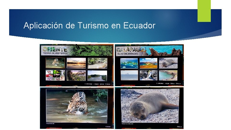 Aplicación de Turismo en Ecuador 