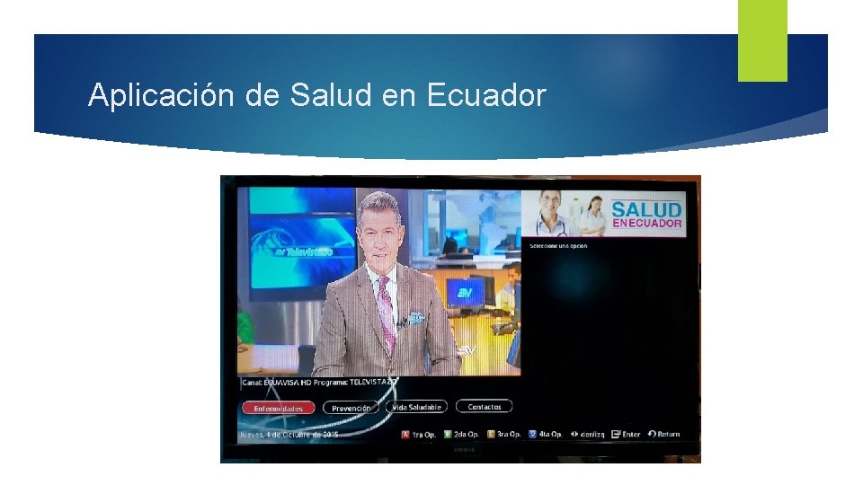 Aplicación de Salud en Ecuador 