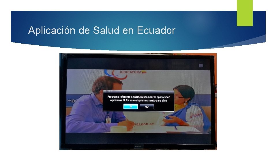 Aplicación de Salud en Ecuador 