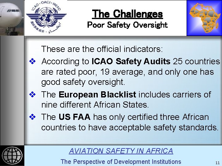 REGIONAL IMPLEMENTATION PLAN FOR AVIATION SAFETY IN AFRICA