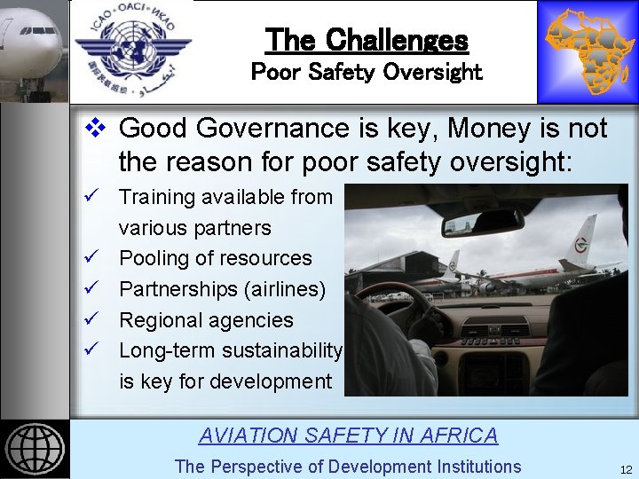 REGIONAL IMPLEMENTATION PLAN FOR AVIATION SAFETY IN AFRICA