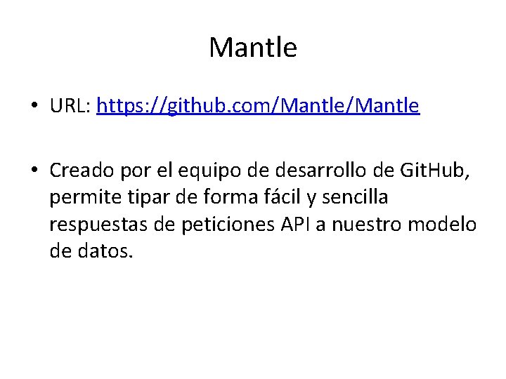 Mantle • URL: https: //github. com/Mantle • Creado por el equipo de desarrollo de Mantle • URL: https: //github. com/Mantle • Creado por el equipo de desarrollo de