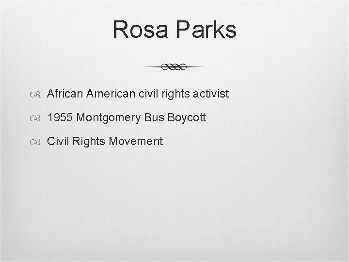 Rosa Parks African American civil rights activist 1955 Montgomery Bus Boycott Civil Rights Movement Rosa Parks African American civil rights activist 1955 Montgomery Bus Boycott Civil Rights Movement