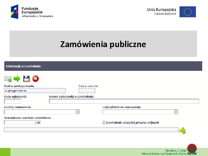 Zamówienia publiczne Zamówienia publiczne