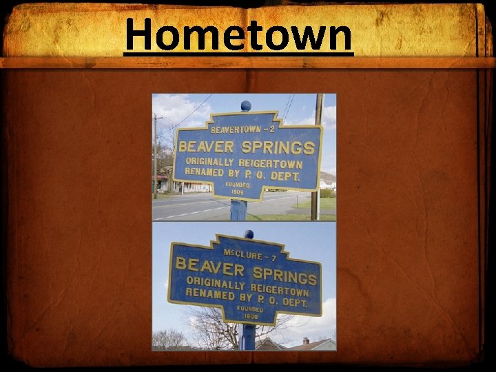 Hometown Hometown