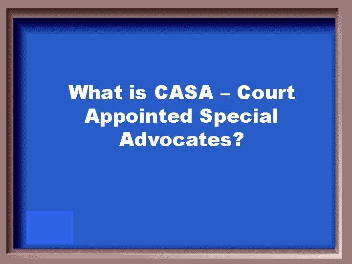 What is CASA – Court Appointed Special Advocates? 