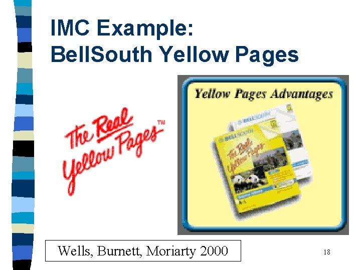 IMC Example: Bell. South Yellow Pages Wells, Burnett, Moriarty 2000 18 