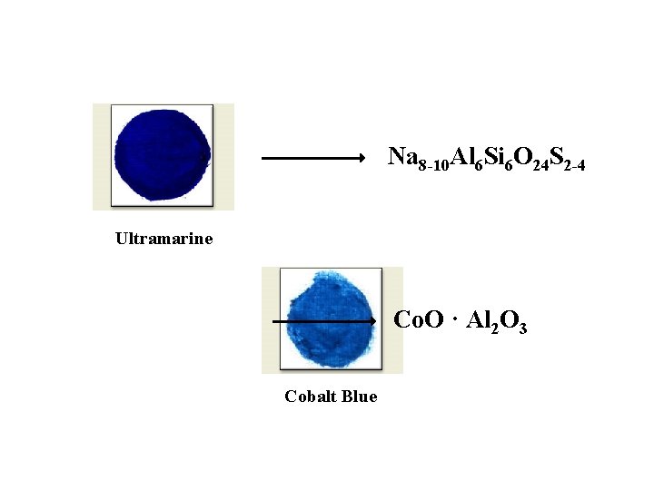 Na 8 -10 Al 6 Si 6 O 24 S 2 -4 Ultramarine Co.
