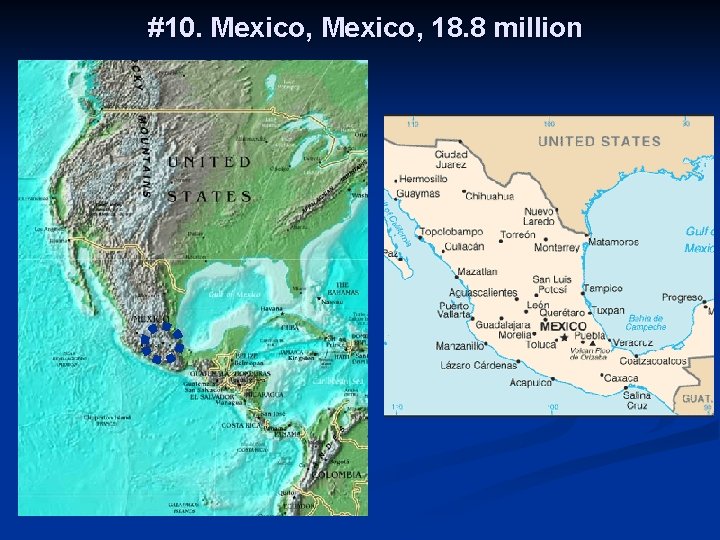 #10. Mexico, 18. 8 million 