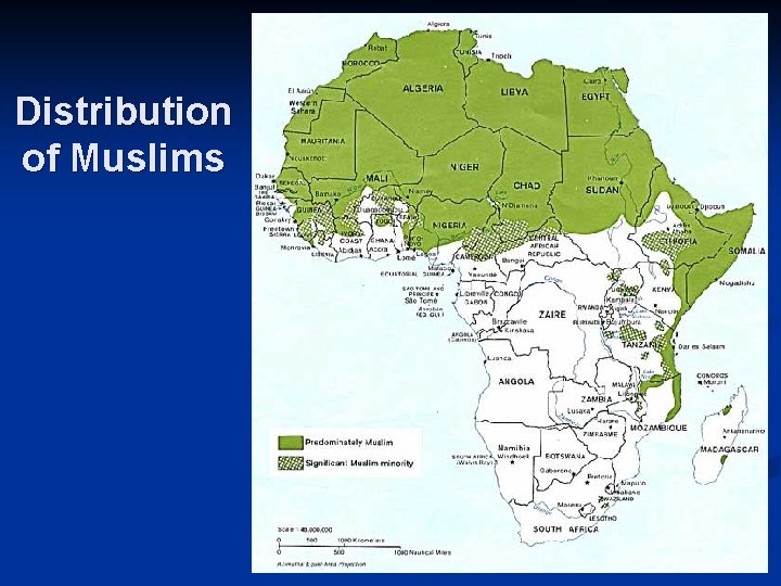 Distribution of Muslims 