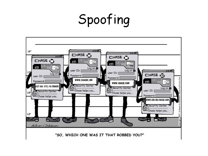 Spoofing 