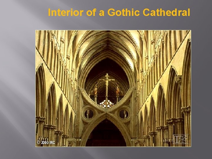 Interior of a Gothic Cathedral 