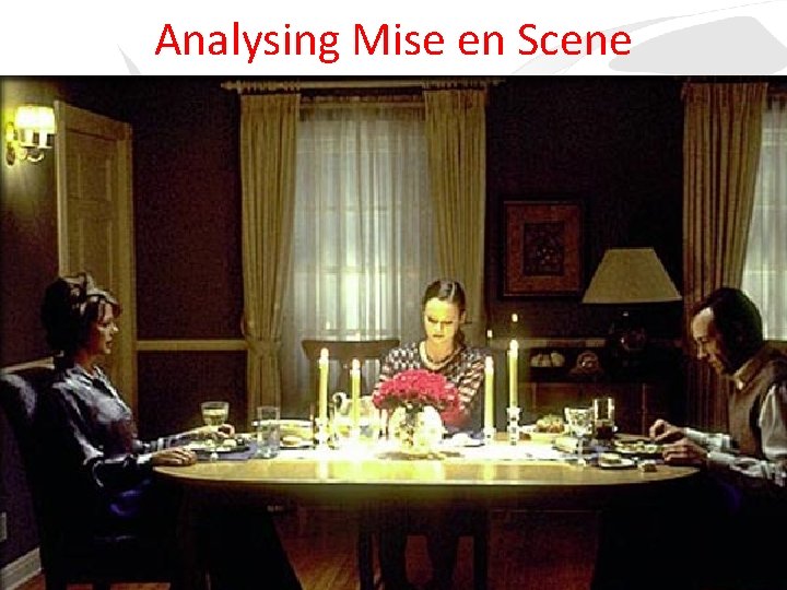 Analysing Mise en Scene 