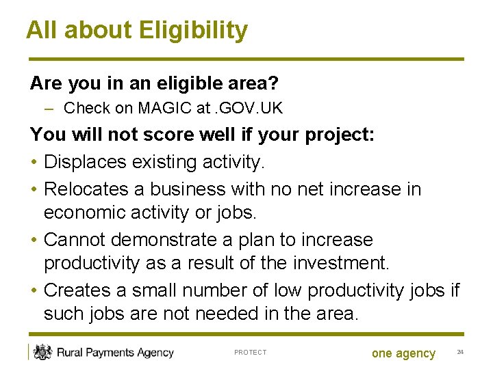 All about Eligibility Are you in an eligible area? – Check on MAGIC at.