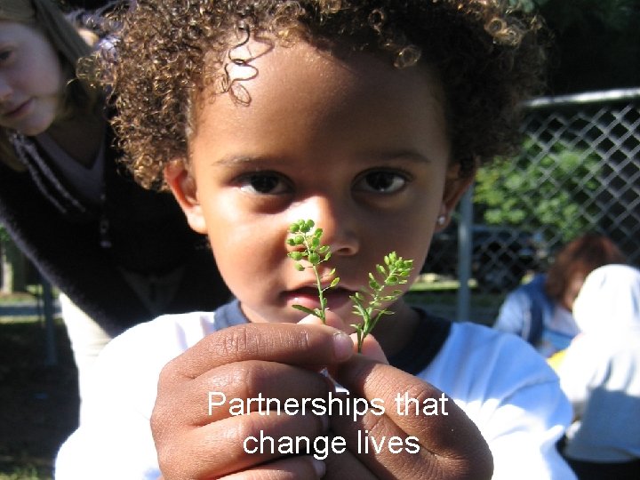 Partnerships that change lives 