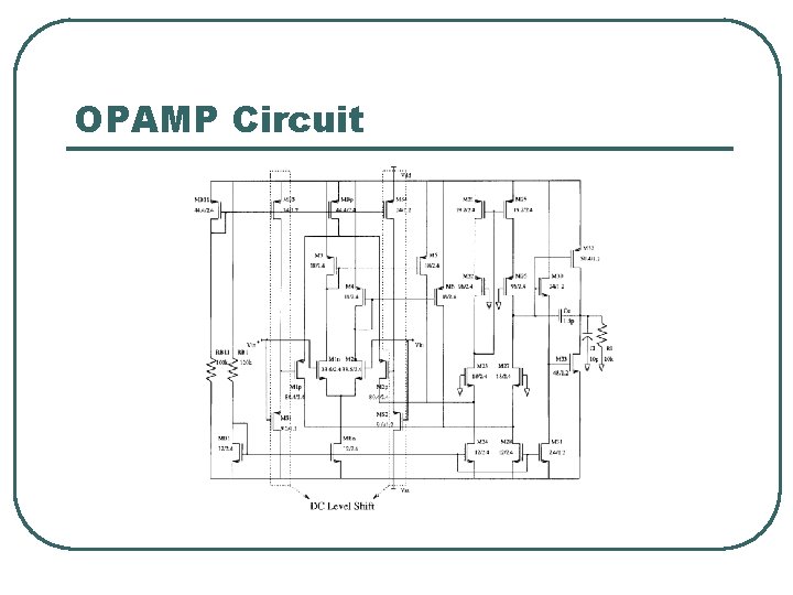 OPAMP Circuit 