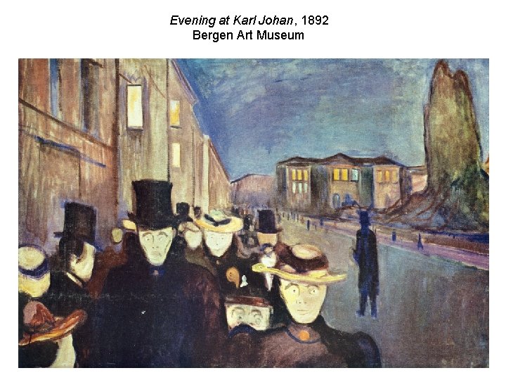 Evening at Karl Johan, 1892 Bergen Art Museum 