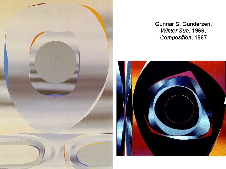 Gunnar S. Gundersen, Winter Sun, 1966, Composition, 1967 