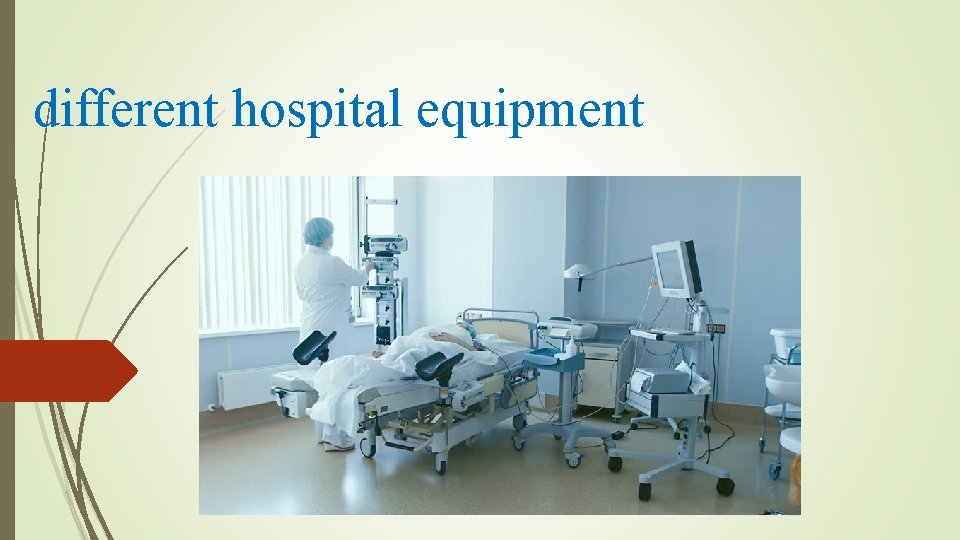 different hospital equipment 