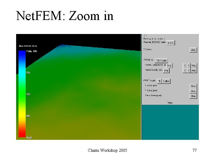 Net. FEM: Zoom in Charm Workshop 2005 77 