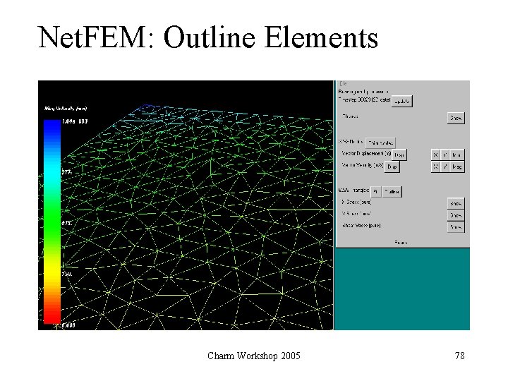 Net. FEM: Outline Elements Charm Workshop 2005 78 