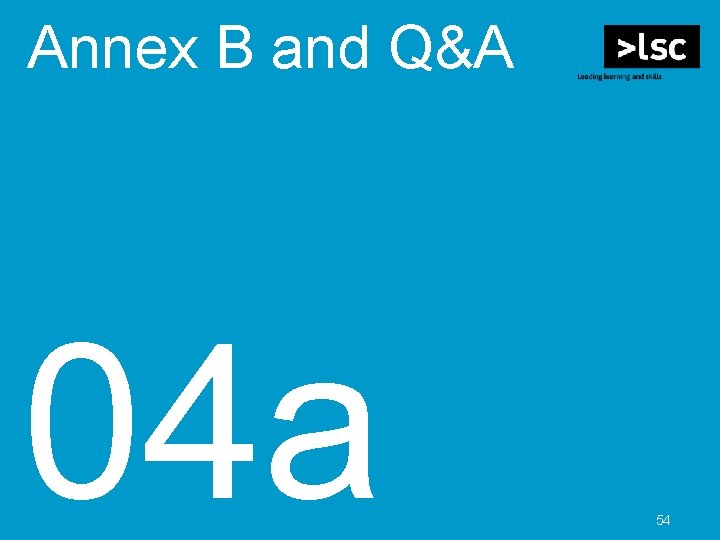 Annex B and Q&A 04 a 54 