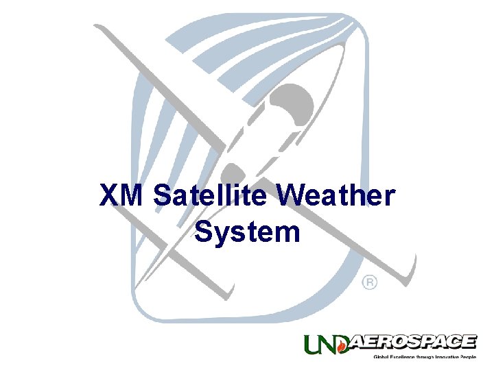 XM Satellite Weather System 